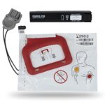 AED elektrode og batteri