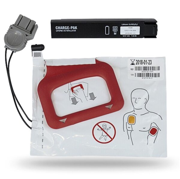 AED elektrode og batteri