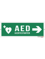 AED skilt