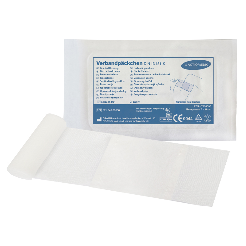forbinding-gm gramm kompresforbinding 6x8 cm