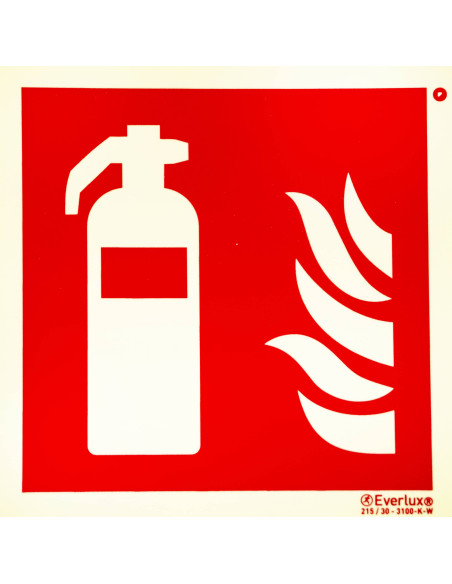 skilt-ildslukker.jpg brandslukker skilt ildslukker til brand lokalisering af brandslukker